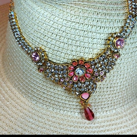 Rhinestone Choker Set - Picture 6 of 6